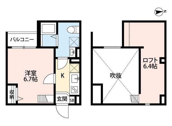 FOREST大蓮東の物件間取画像